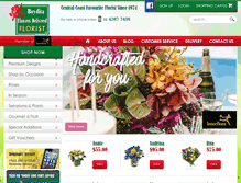 Tablet Screenshot of flowersdelivered.com.au